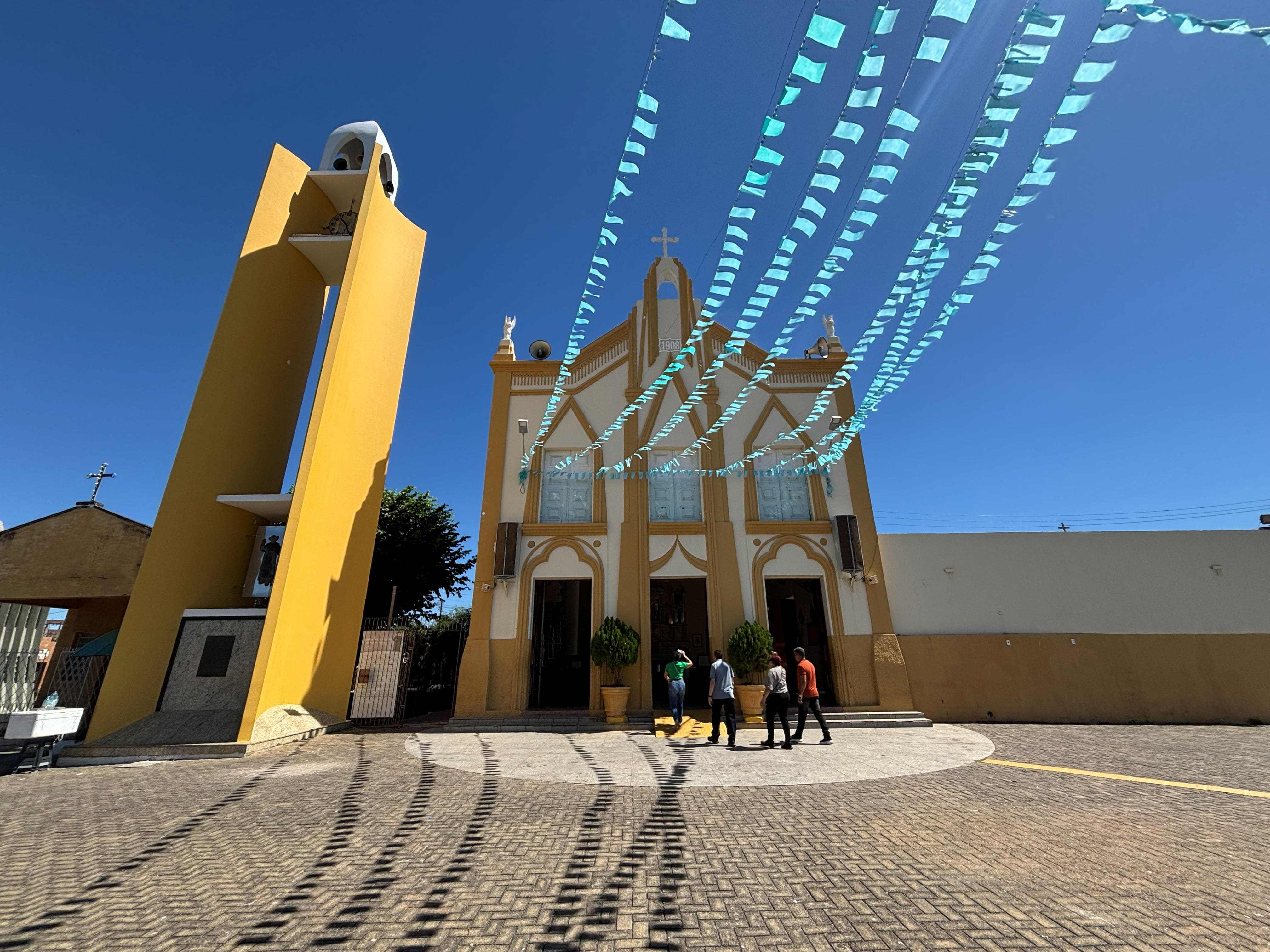 Fachada da Capela Nossa Senhora do Perpétuo Socorro.