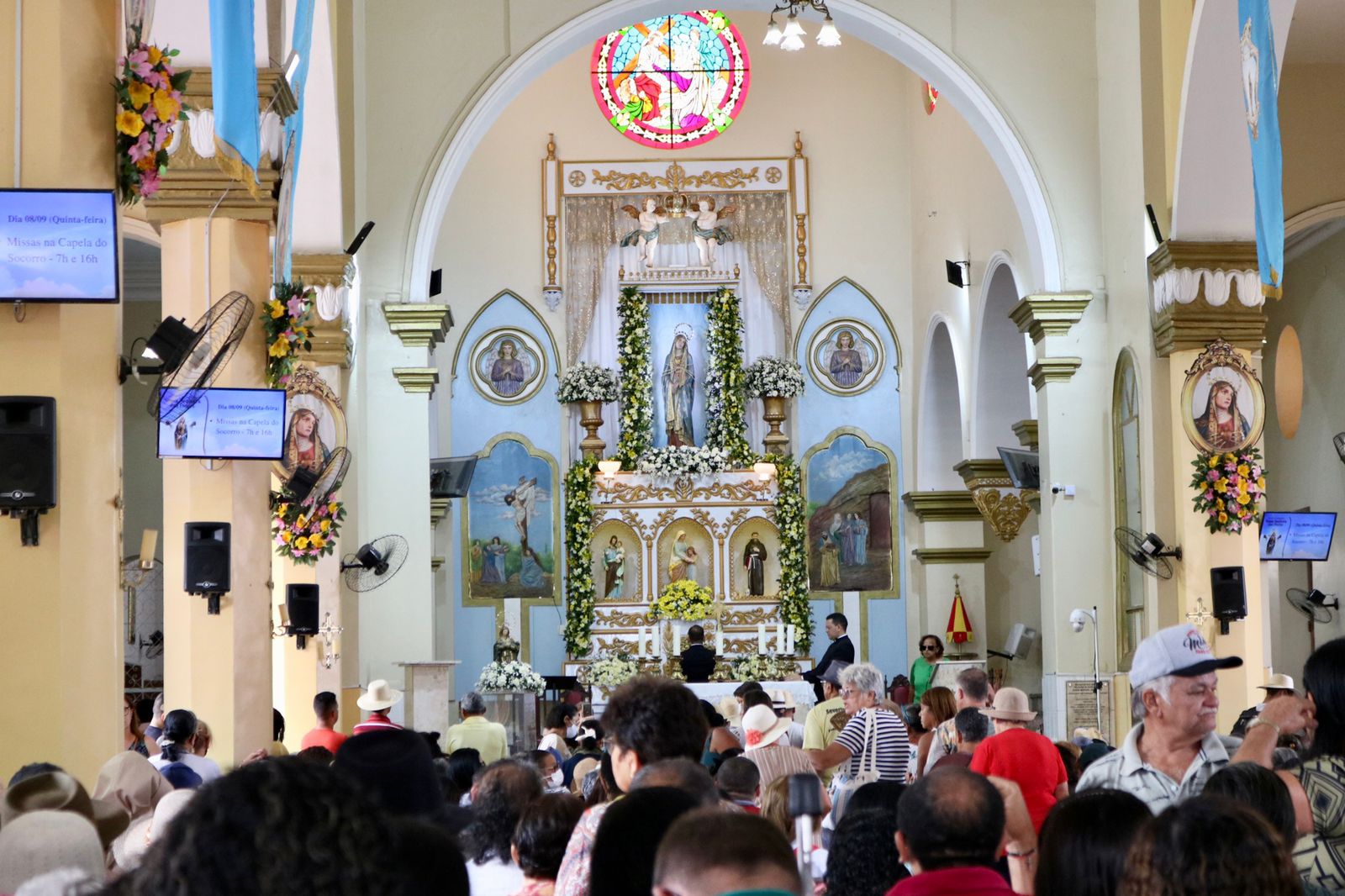 Fachada da Basílica Santuário Nossa Senhora das Dores