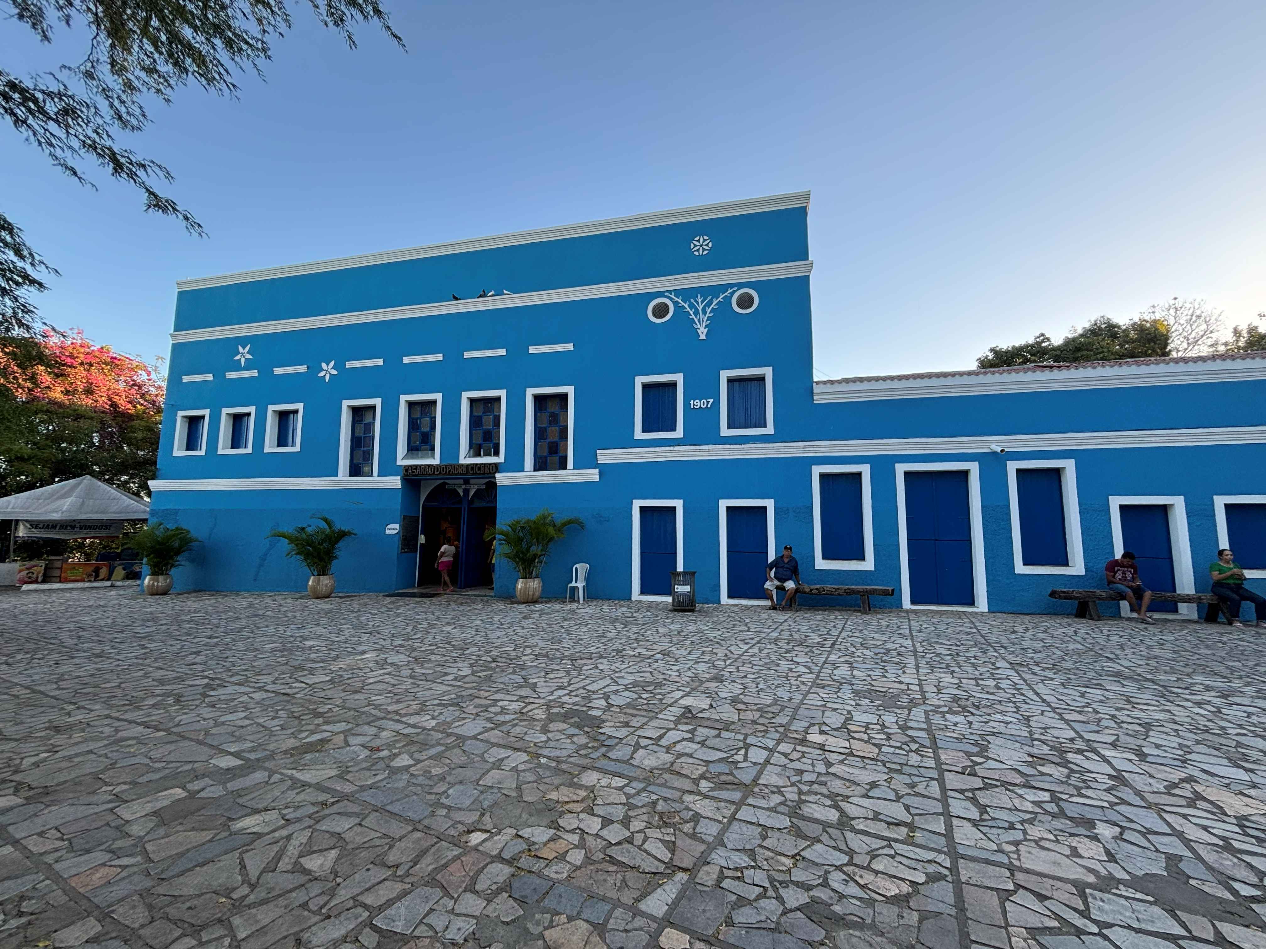 Fachada do antigo Casarão, hoje o Museu Vivo